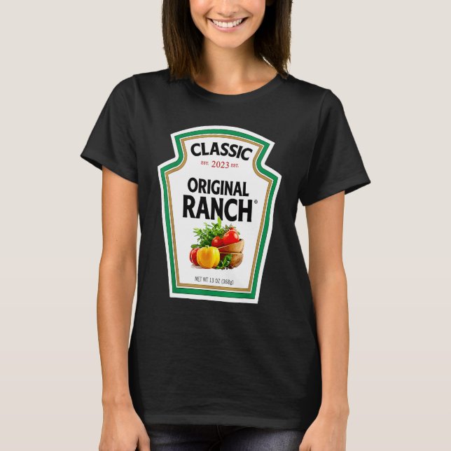 Camiseta Ranch Sauce Green Salad Dressing Halloween Costume (Frente)