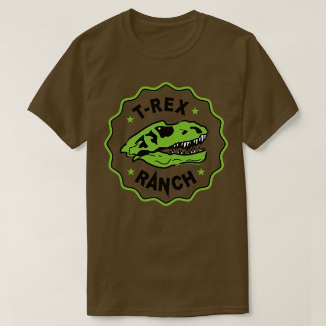 Camiseta Ranch TRex (Frente do Design)