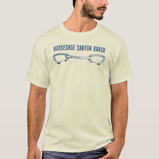 Camiseta Rancho Canyon Horseshoe Arkansas Escalada Quickdra (Frente)