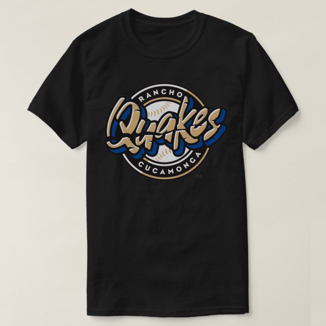 Camiseta Rancho Cucamonga Quakes (Frente do Design)