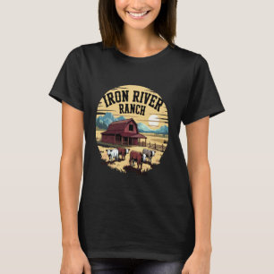 Camiseta Rancho Iron River Fazenda Ocidental Gado Pecuária 