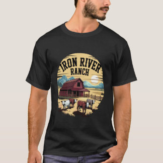 Camiseta Rancho Iron River Fazenda Ocidental Gado Pecuária