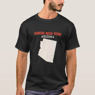 Camiseta Rancho Mesa Verde Arizona EUA Estado América Viage