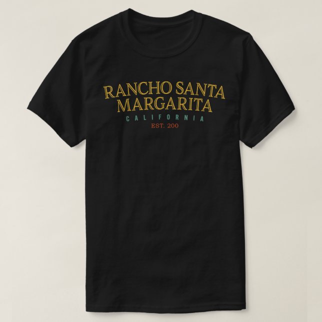 Camiseta Rancho Santa Margarita California CA USA Hometown  (Frente do Design)