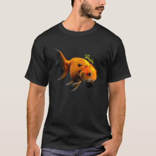 Camiseta Ranchu Rico Goldfish Oculta Criadores Da tração