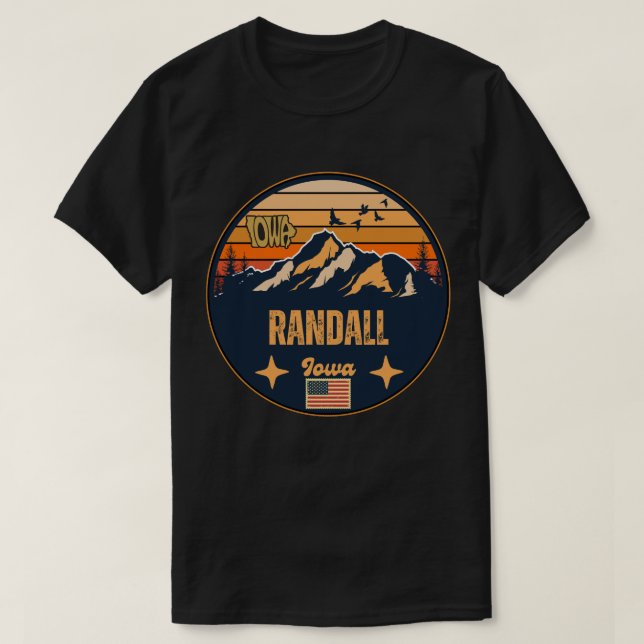 Camiseta Randall, Iowa (Frente do Design)
