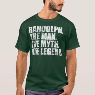 Camiseta Randolph Nome da família Randolph sobrenome Ra