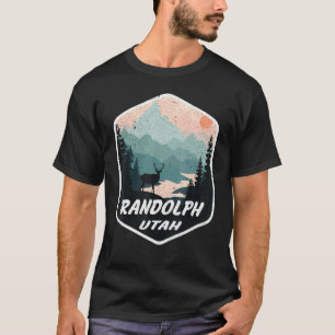 Camiseta Randolph Utah Ut Montanhas Hike Hiking Souvenir
