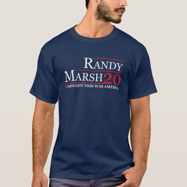 Camiseta Randy Marsh Para A Eleição Do Presidente 2020 (Frente)