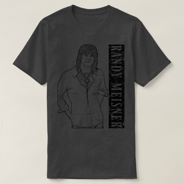 Camiseta Randy Meisner Bass (Frente do Design)
