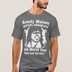 Camiseta Randy Watson 1988 Worldour Design de Estilo Vintag