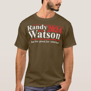 Camiseta Randy Watson 2024 Que Garoto Bom Para A América Mu