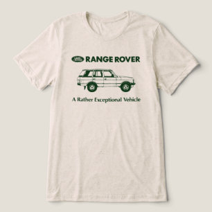 Camiseta Range Rover - Um Veículo Verdadeiramente Excepcion