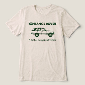 Camiseta Range Rover - Um Veículo Verdadeiramente Excepcion