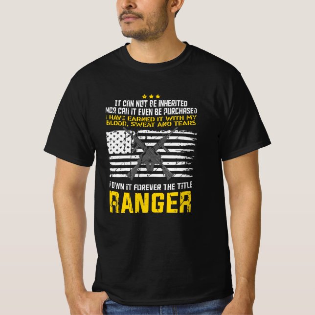 Camiseta Ranger Design militar (Frente)
