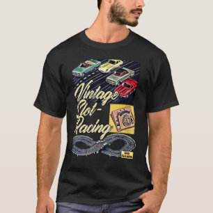 Camiseta Ranhura de Vintage Racing CarSlot de CarroToy Re