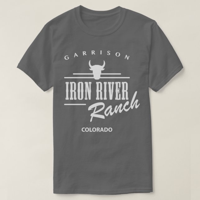 Camiseta Ranhura do rio Ferro (Frente do Design)