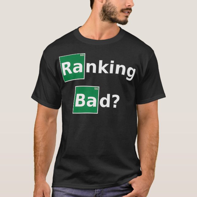 Camiseta Ranking Bad Funny Design para SEO EpertsOnline Mar (Frente)