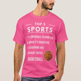 Camiseta Ranking De Basquete Para Jogadores De Basquete