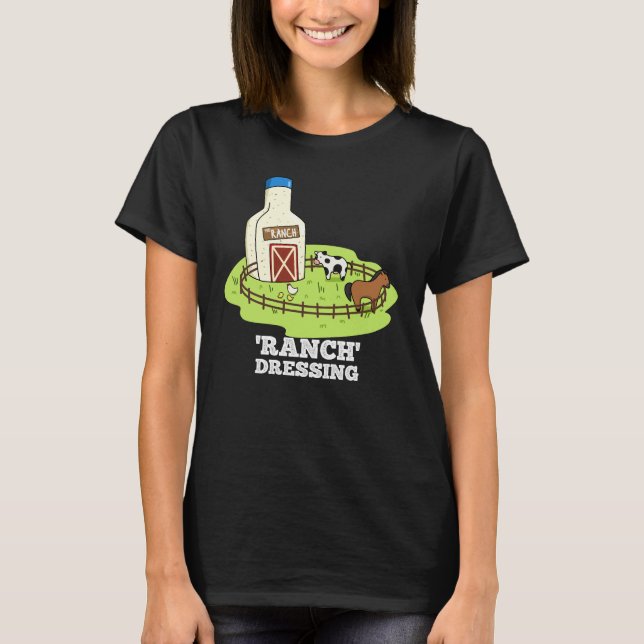 Camiseta Ranking Engraçado Comida Engraçado Pun Escuro BG (Frente)