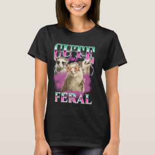 Camiseta Rap De Bootleg De Bootleg, Bonito Mas Feral Retro 