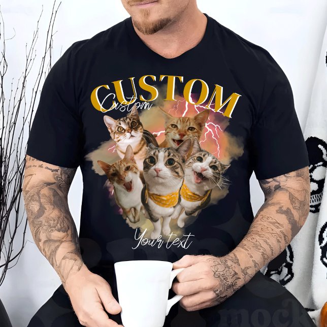 Camiseta Rap de Bootleg Namorada Personalizado (Criador carregado)