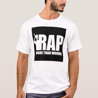 Camiseta Rap de Recordz da chama do branco apenas mais do