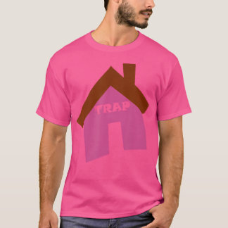Camiseta Rap de salto de salto da casa de armadilha