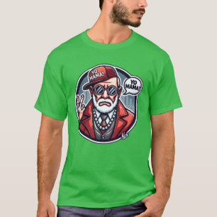 Camiseta Rap e Hip Hop Gangster Freud Yo Mama vintage