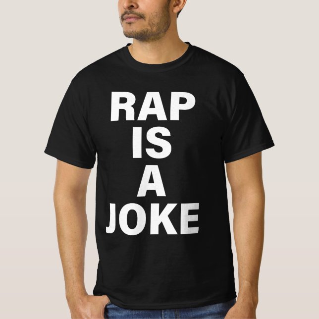 Camiseta Rap é uma Piada (Frente)