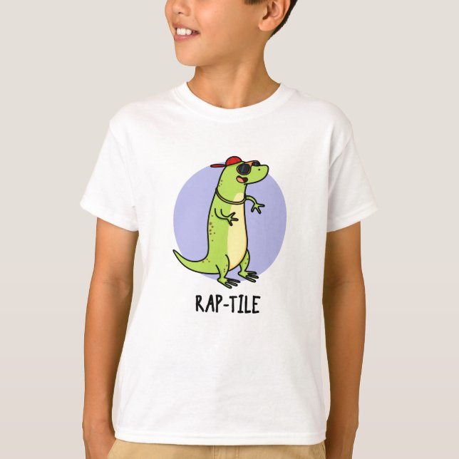 Camiseta Rap Funny Reptile Lizard Pun (Frente)