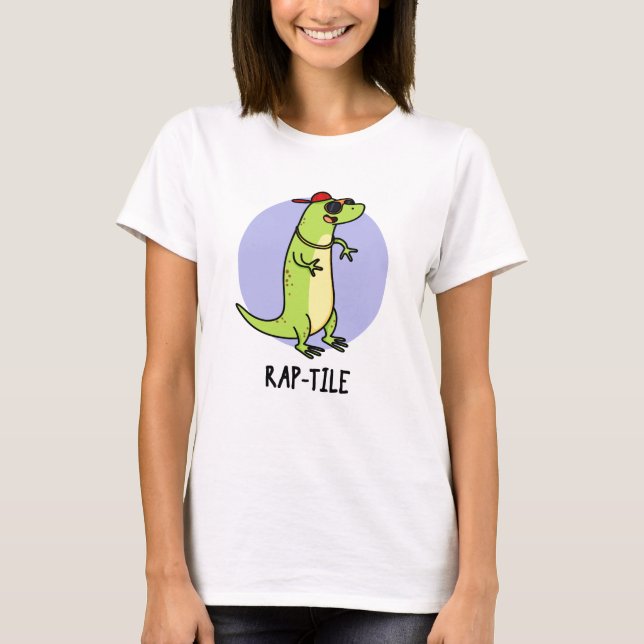 Camiseta Rap Funny Reptile Lizard Pun (Frente)