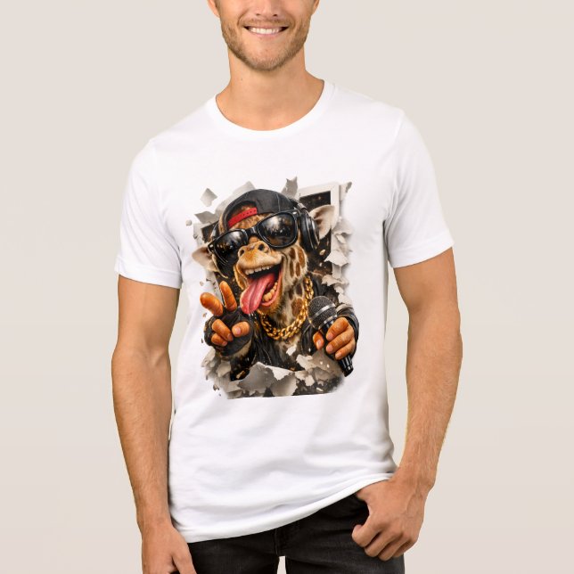 Camiseta Rap Giraffe Breakout (Frente)