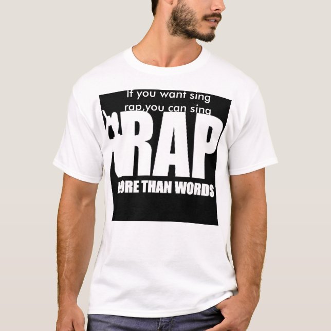 Camiseta RAP - mais do que palavras (Frente)