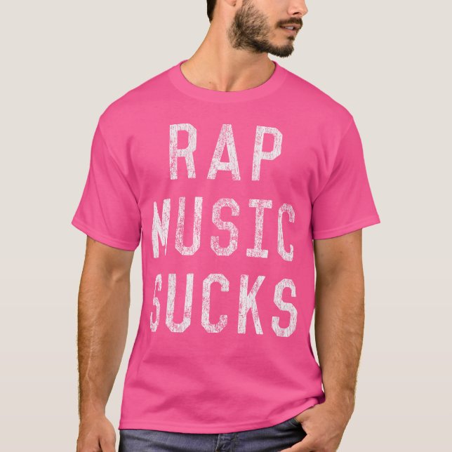 Camiseta Rap Music Sucks (Frente)