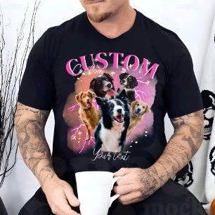 Camiseta Rap Personalizado de Retrô Vintage Engraçado