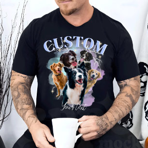 Camiseta Rap Personalizado de Retrô Vintage Engraçado