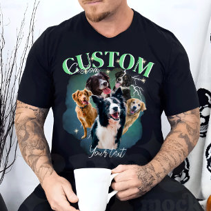 Camiseta Rap Personalizado de Retrô Vintage Engraçado