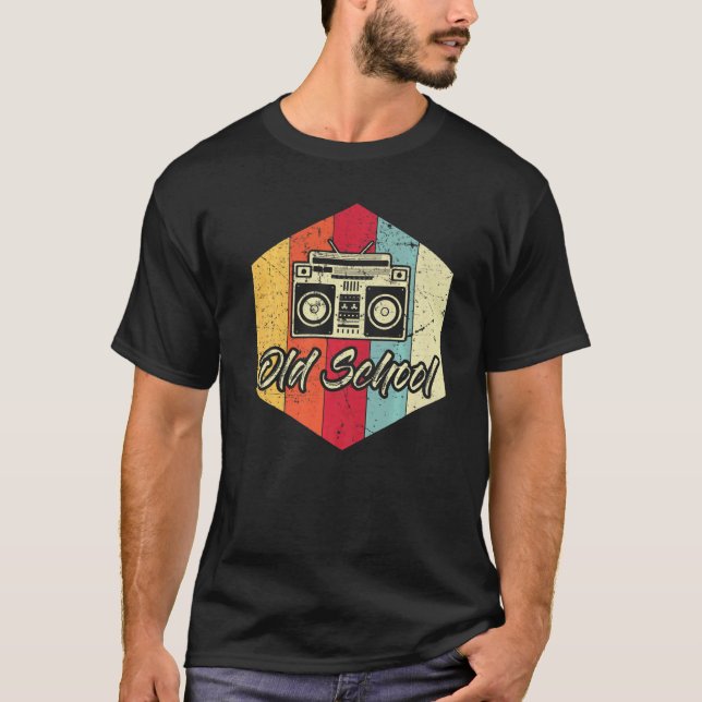 Camiseta Rap R&b de Hip Hip do Partido do anos 80 Blaster d (Frente)