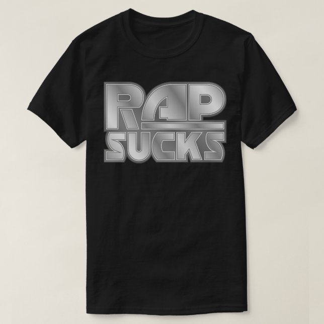 Camiseta Rap Sucks (Frente do Design)