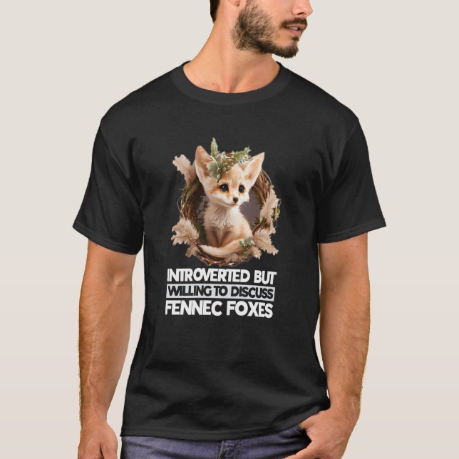 Camiseta Rapa Fennec Fox Fofa Fenec Animais Fox  1 (Frente)