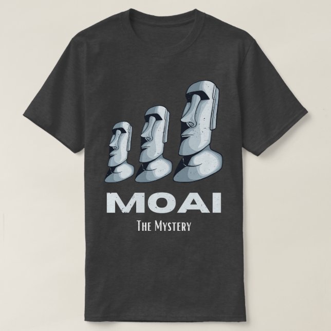 Camiseta Rapa Nui Moai Estatualidades da Ilha da Páscoa Che (Frente do Design)