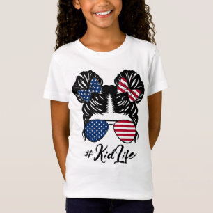 Camiseta Rapariga Americana do KidLife