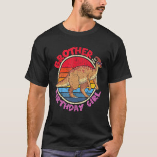 Camiseta Rapariga Aniversário Eu Irmão Eu Parasaurolofo I F