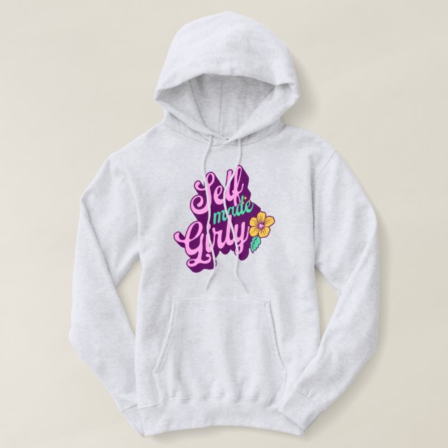 Camiseta Rapariga Autocriada - Cinza (Frente do Design)
