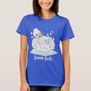 Camiseta Rapariga com Bath Blue