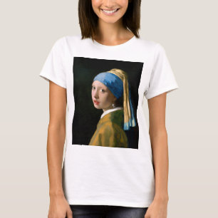 Camiseta Rapariga com brinco de pérola, Johannes Vermeer,
