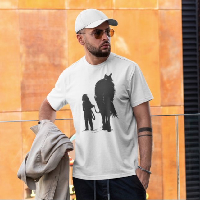 Camiseta Rapariga com Cavalo (Criador carregado)