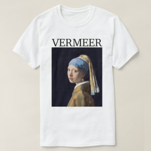 Camiseta Rapariga com o Vermeer do Brinco de Pérola