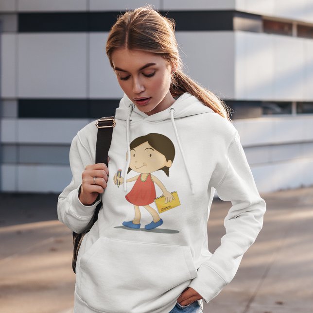 Camiseta Rapariga Com Um Livro De Arranjo (Criador carregado)